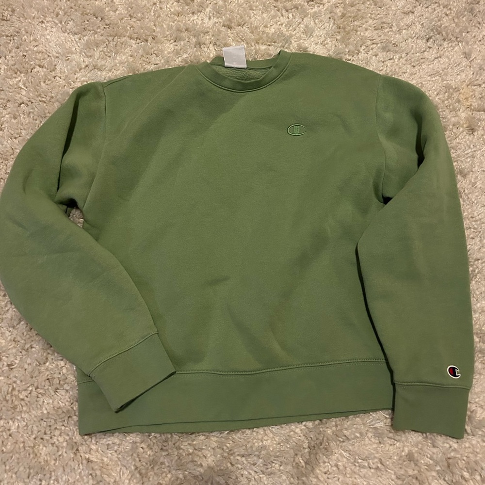 Champion Crewneck Sweatshirt (part of matching set!) | Green | M